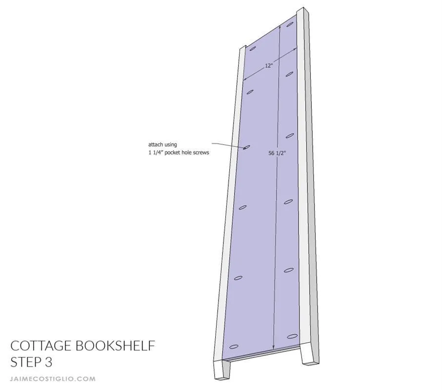 Cottage Style Bookshelf — step photo 8