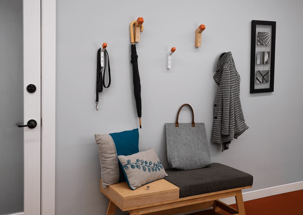 Simple Wood Wall Hooks