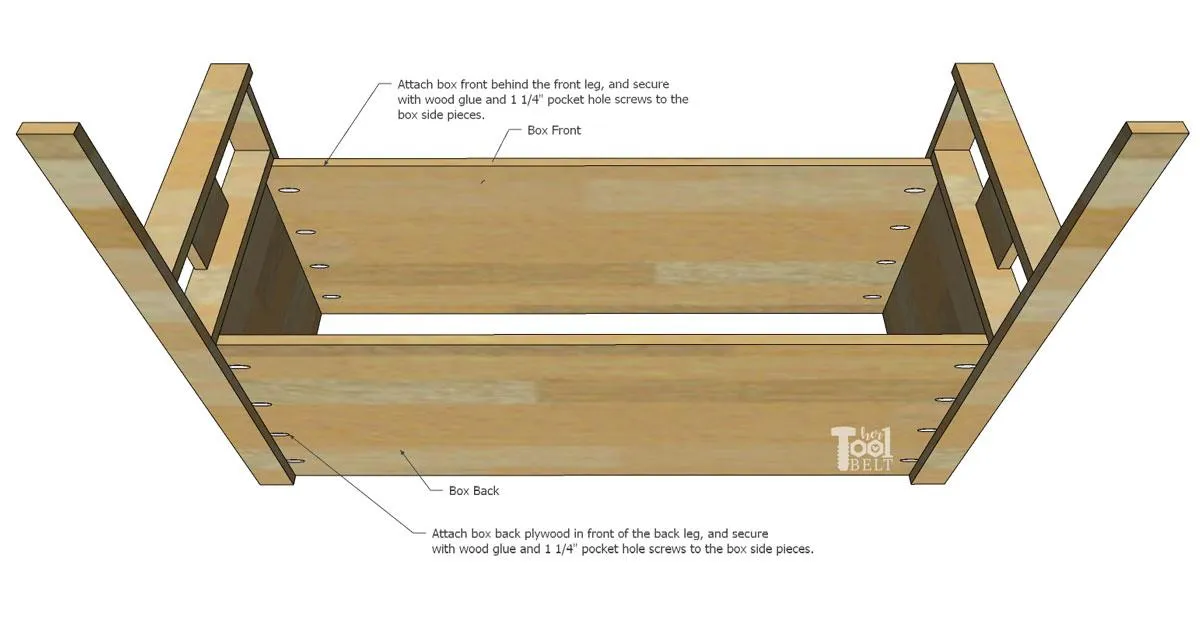Craftsman Toy Box Bench — step photo 12