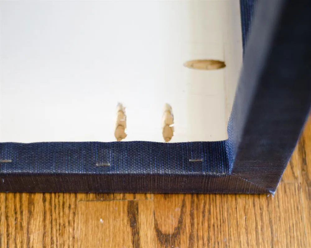 Grasscloth Console Table — step photo 21