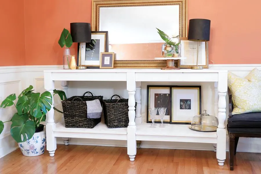 Rustic DIY Buffet