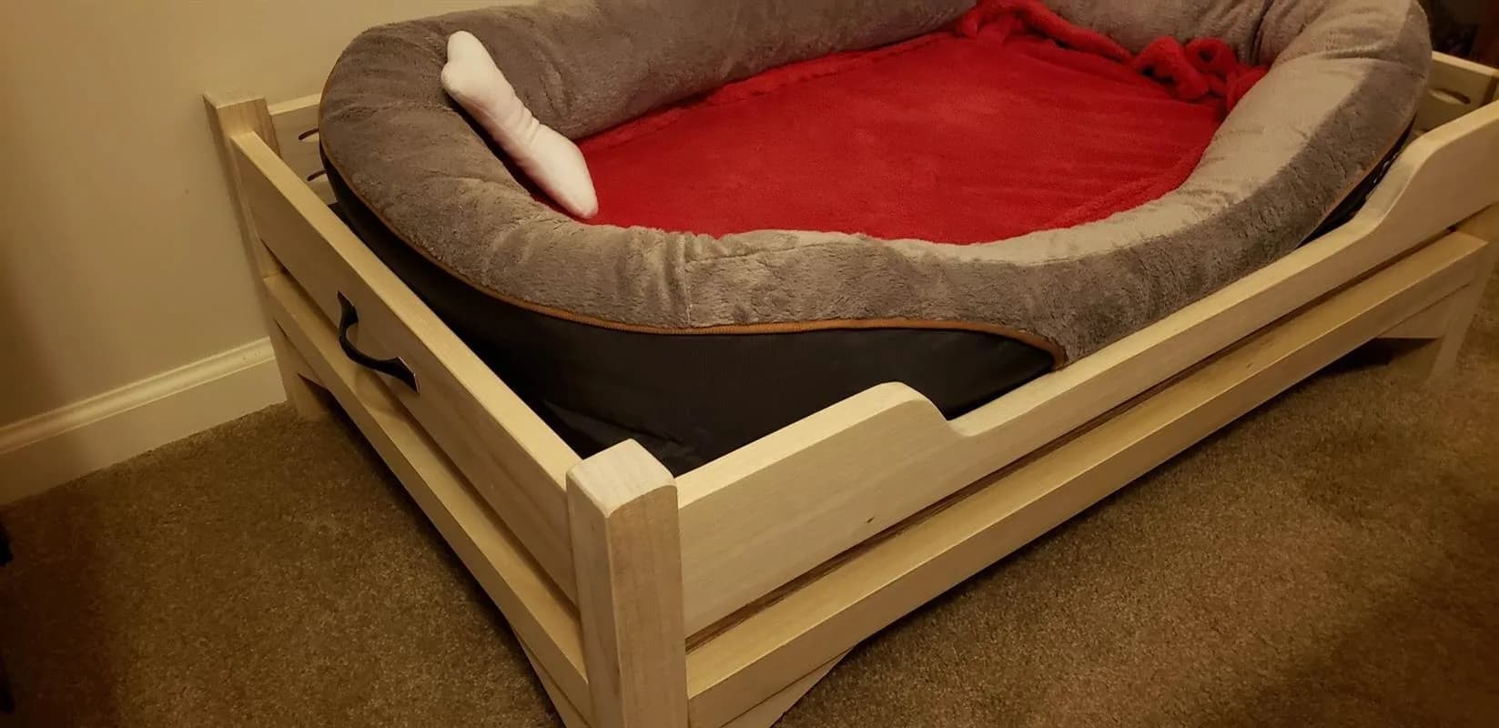 Dog bed frame