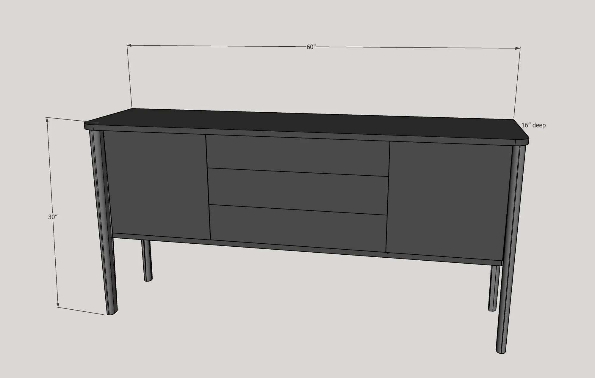 Sideboard/Bar Cabinet — step photo 14