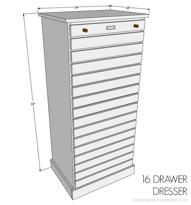 16 Drawer Dresser — step photo 5