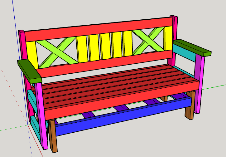Farmhouse Outdoor Glider Bench — step photo 17