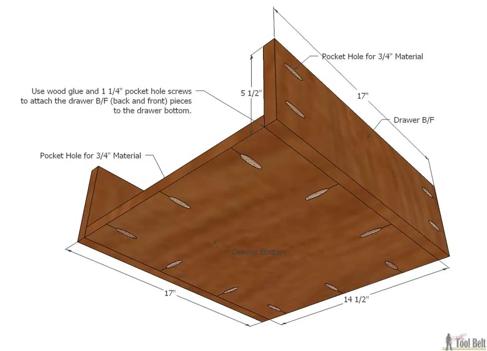 Classic 3 Drawer Nightstand — step photo 10