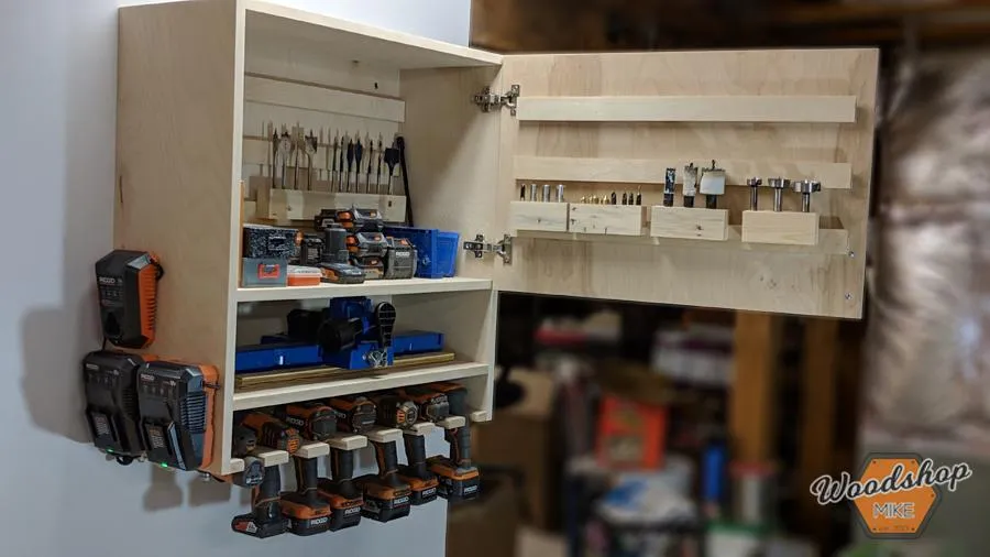 DIY Drill Storage Cabinet — step photo 15