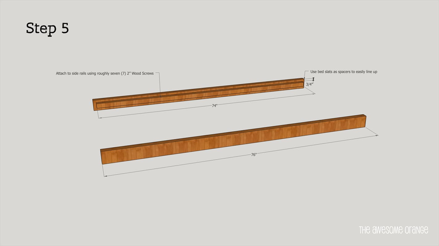 DIY Modern Twin Bed — step photo 9