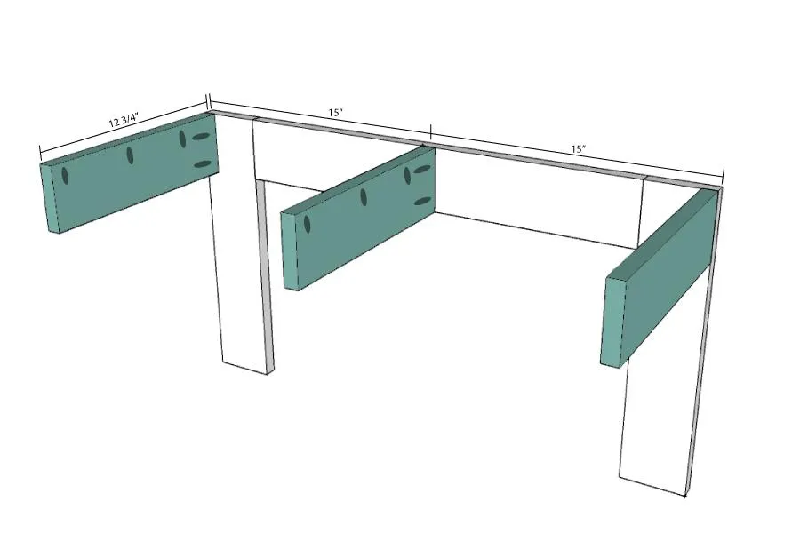 Rustic Industrial Wall Mounted Desk — step photo 6