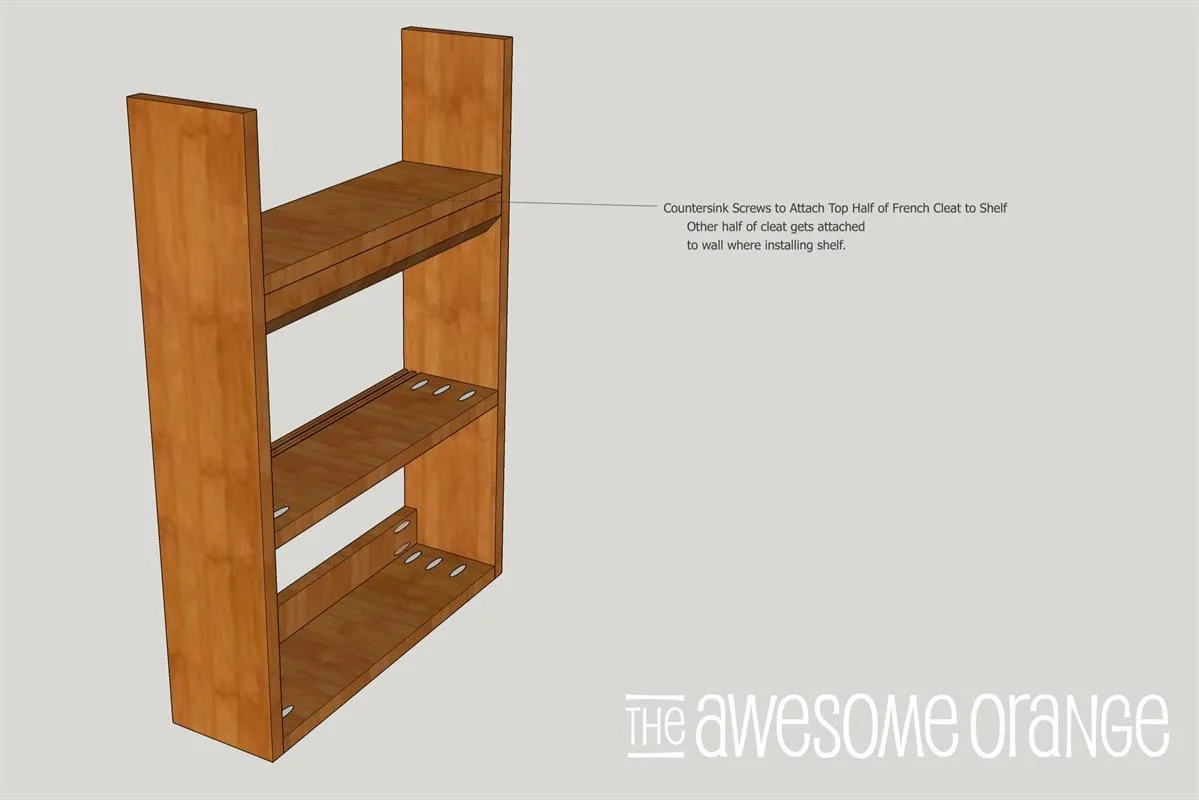 DIY Over-the-Toilet Shelf — step photo 9