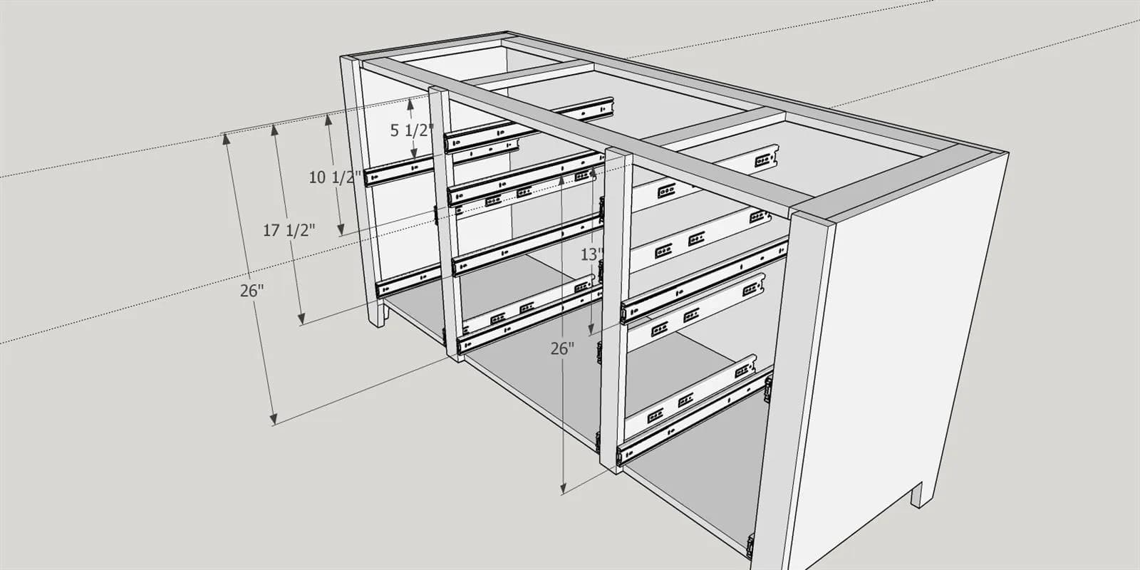 Maple Combination Dresser and Craft Cabinet — step photo 15