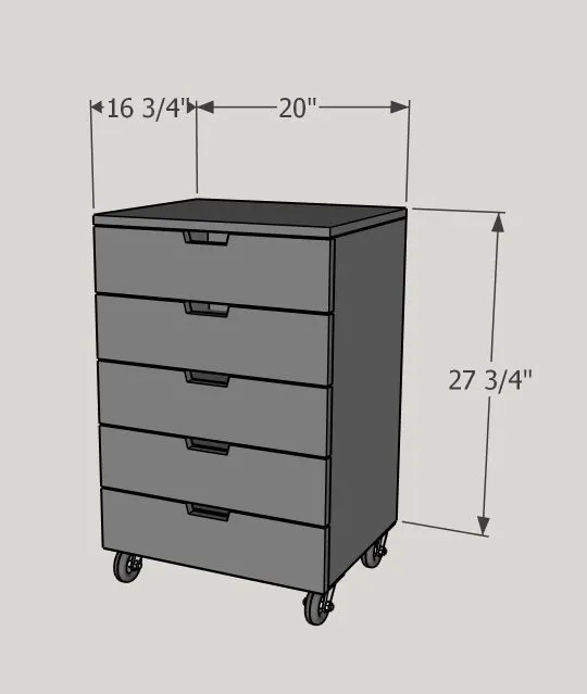Rolling Storage Cart