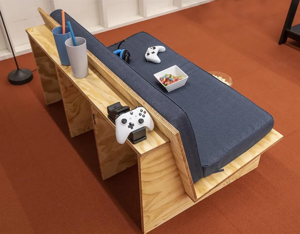 DIY Padded Sofa