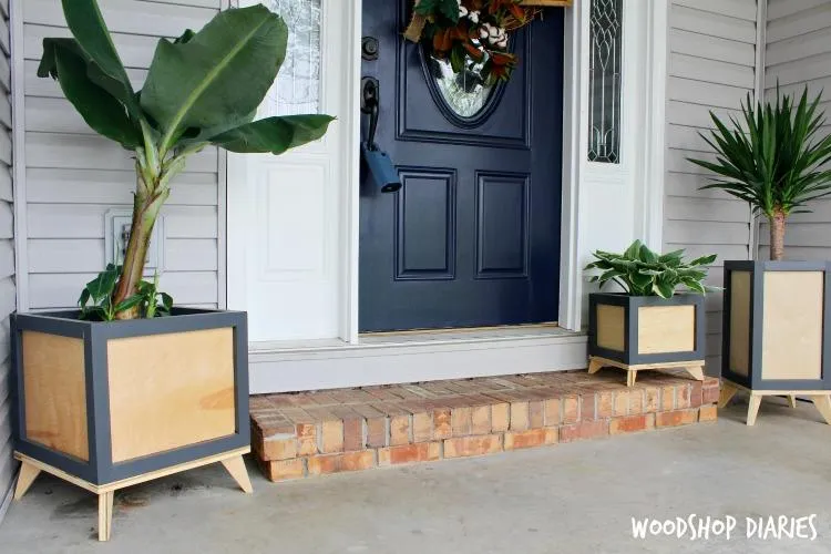 DIY Modern Planter Box