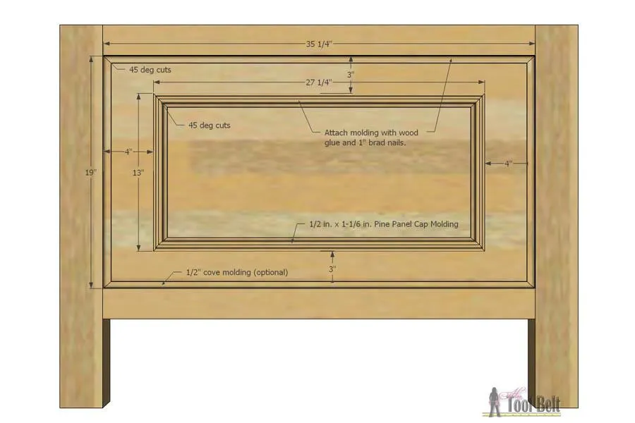 Faux Raised Panel Twin Bed — step photo 7