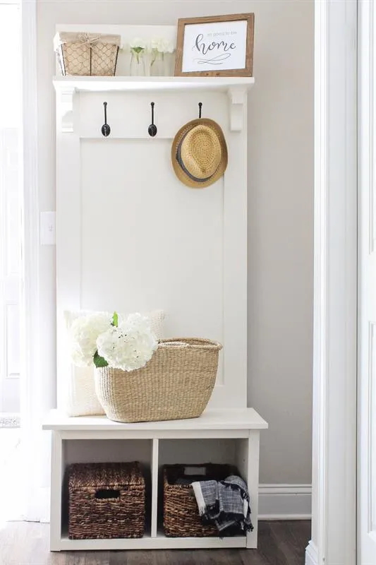 Entryway Hall Tree Bench