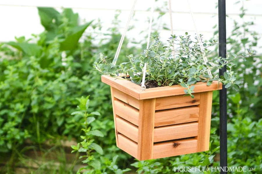 Tapered Hanging Planter