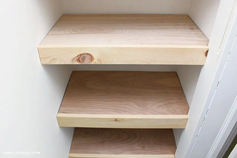 Plywood Shelves for Closet — step photo 7