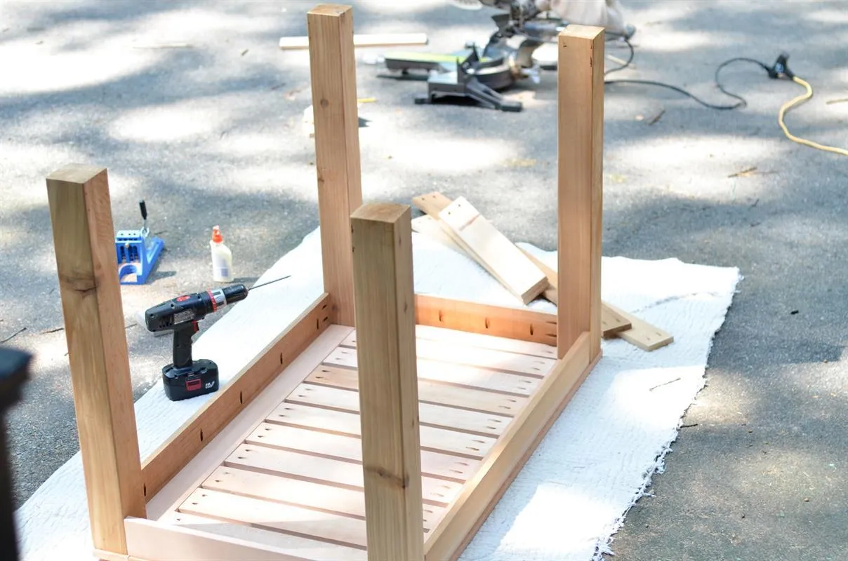 Outdoor Bar Table — step photo 9