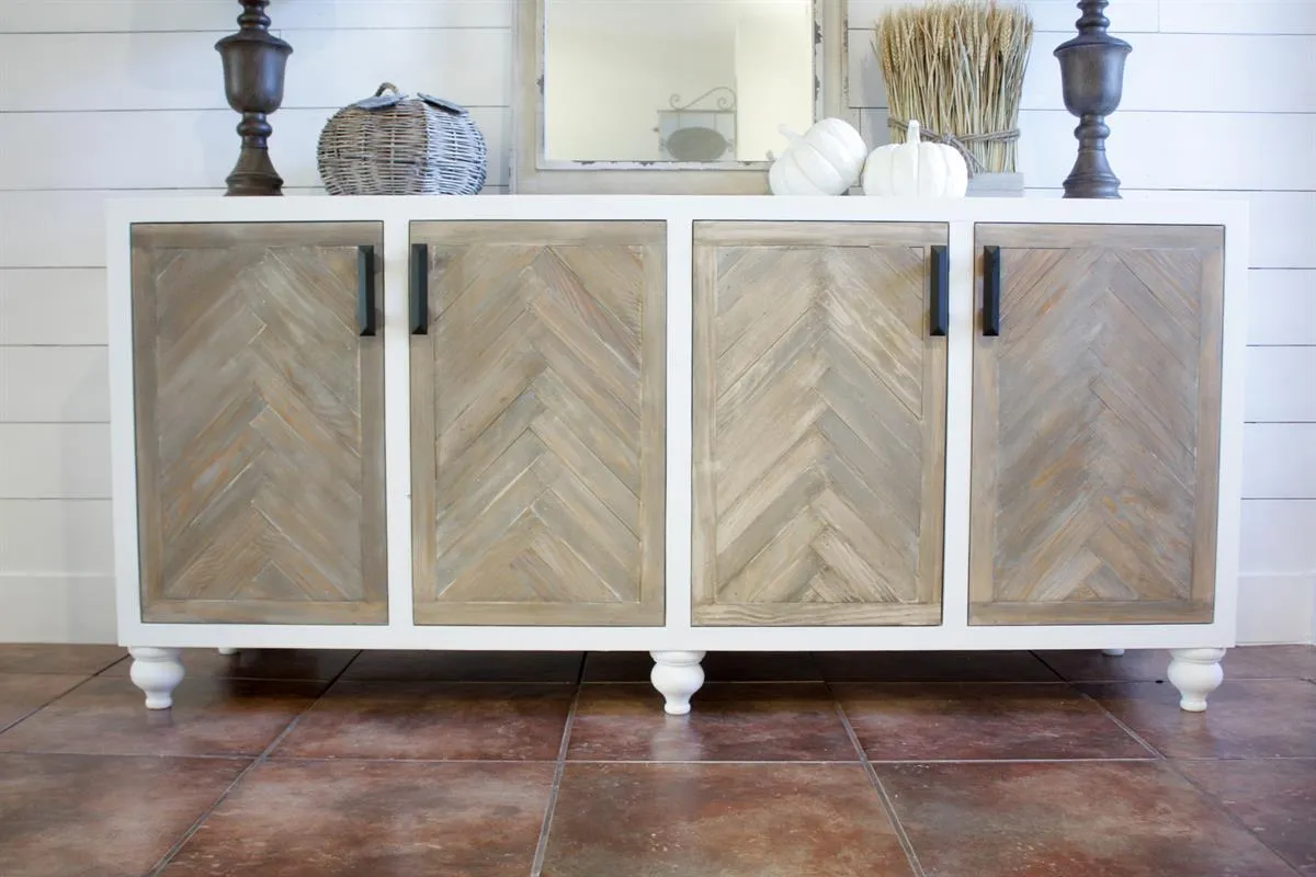 Herringbone Door Buffet