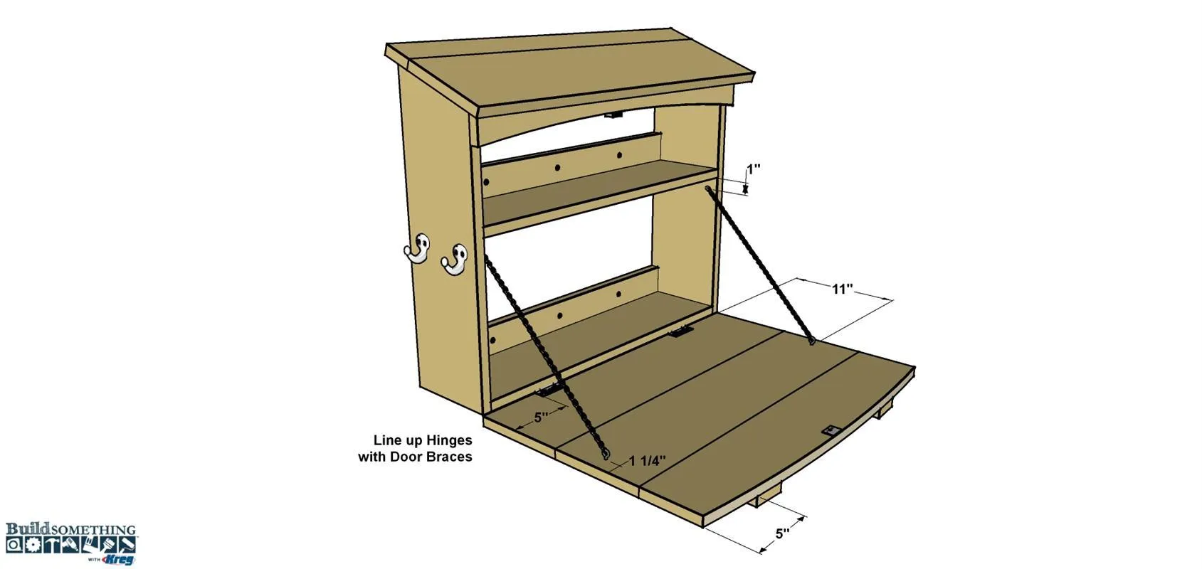 Outdoor Fold Down Bar — step photo 21