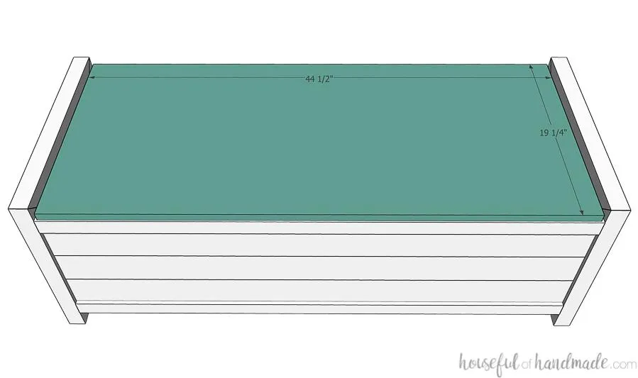 Upholstered Storage Bench — step photo 12