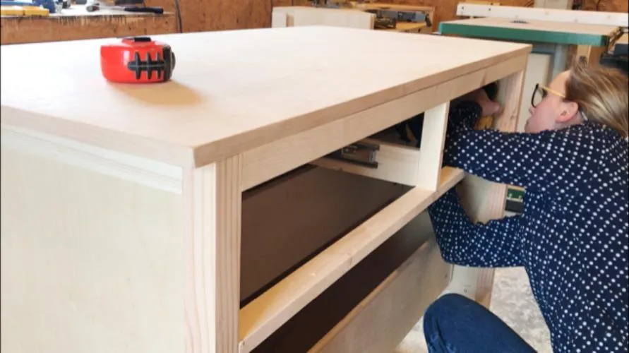DIY Changing Table Dresser — step photo 15