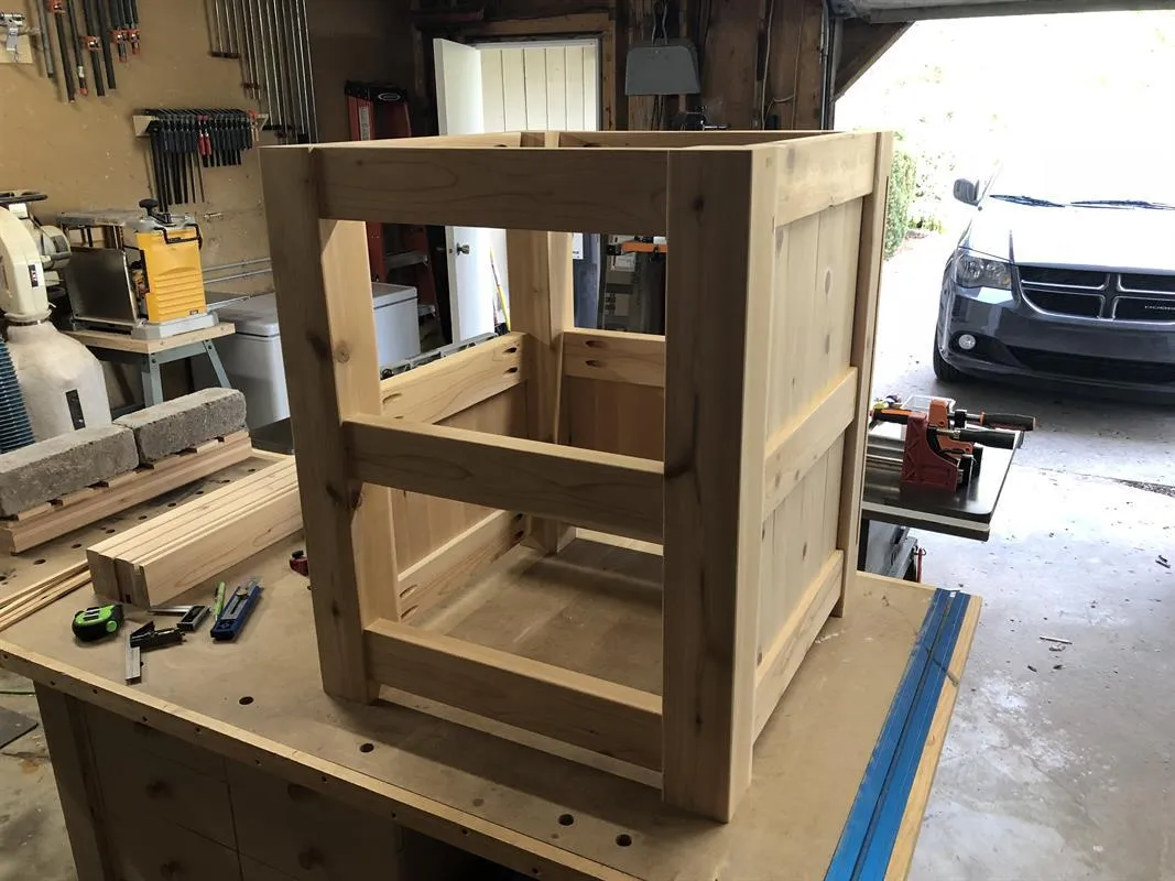 DIY Big Green Egg Table – Big Green Egg Table Project Plan — step photo 16