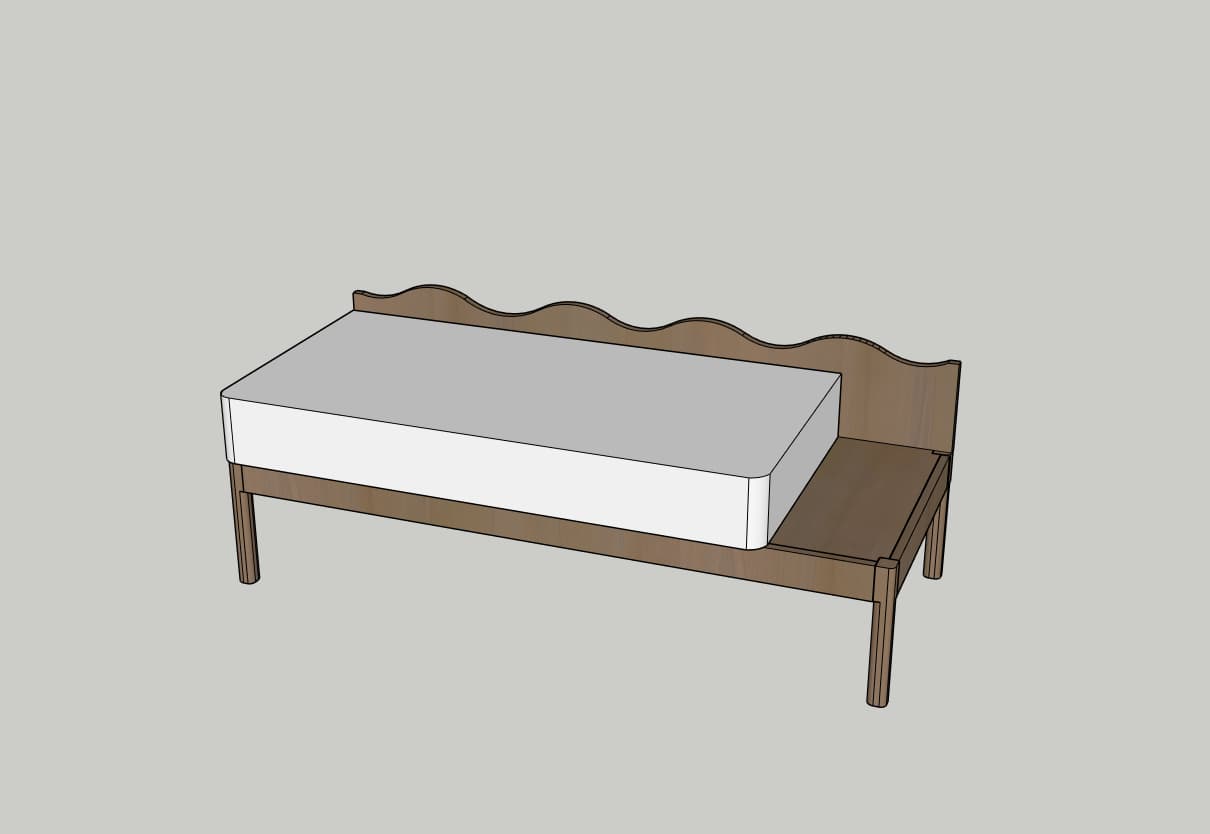 DIY Bench With Attached Side Table — step photo 18