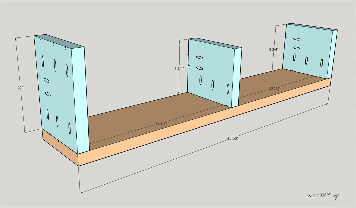 Easy Modern Bookshelf — step photo 2