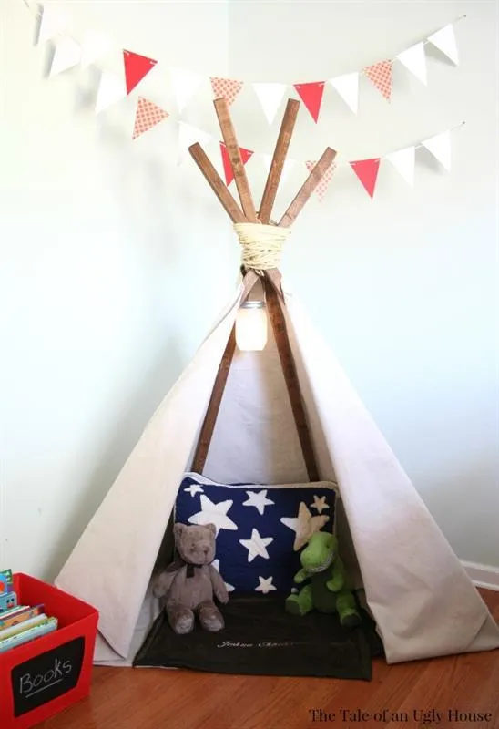 DIY No-Sew Teepee