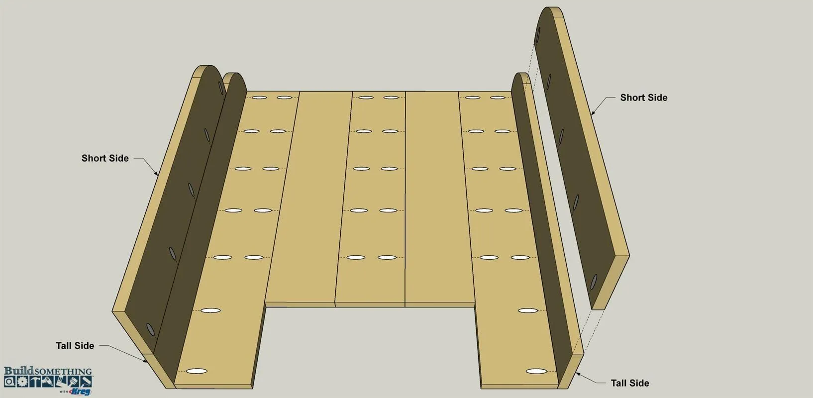 Toddler Bed with Built-In Shelves — step photo 11