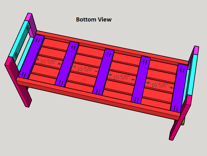 Farmhouse Outdoor Glider Bench — step photo 7