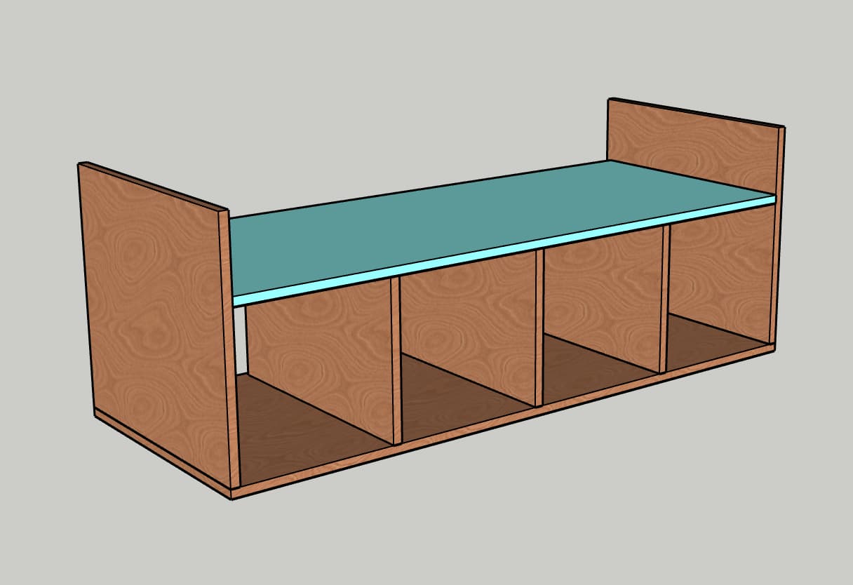 Cube Storage Console Table — step photo 7