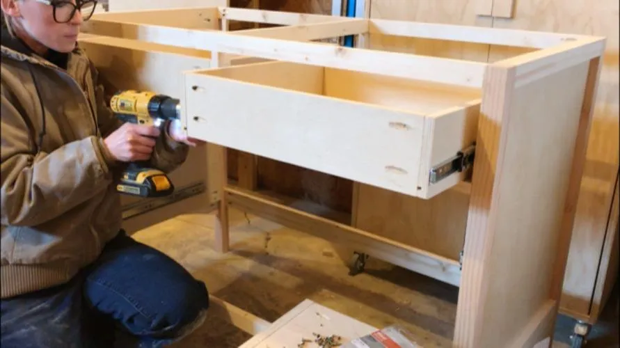DIY Changing Table Dresser — step photo 13