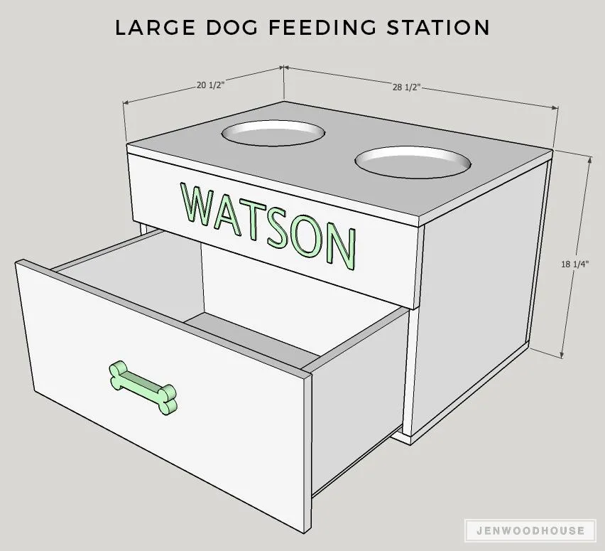 Large Dog Food Station — step photo 8