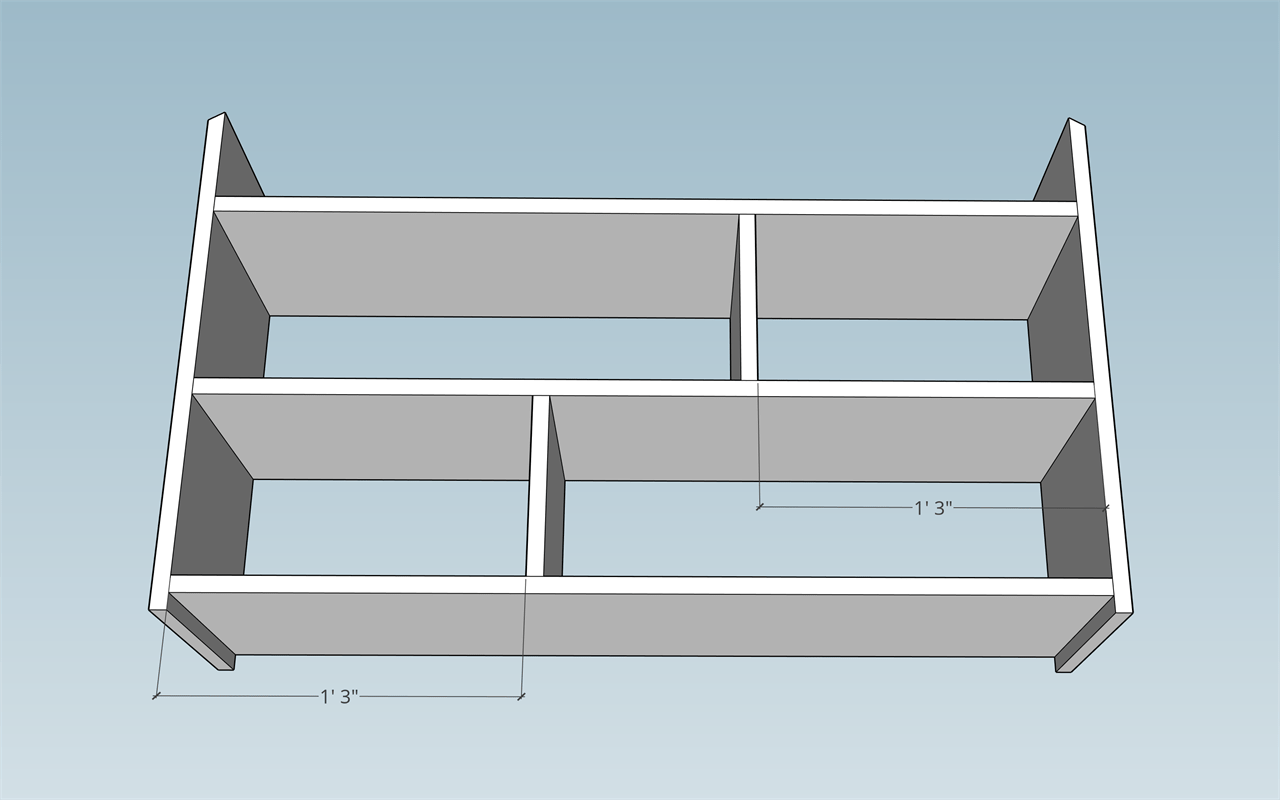 Modern Dollhouse Bookcase — step photo 6