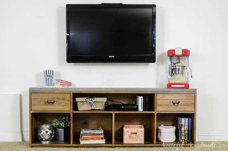 Rustic Industrial TV Stand