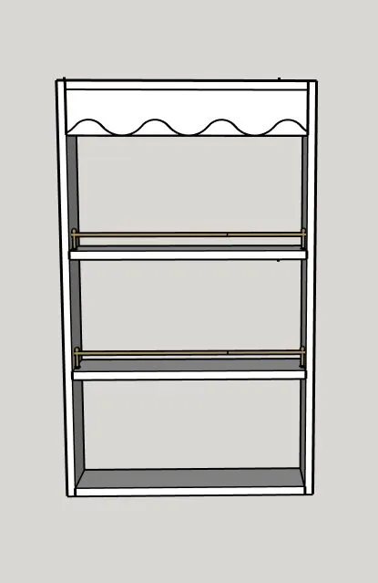 Floating Wall Shelves with Gallery Rails — step photo 8