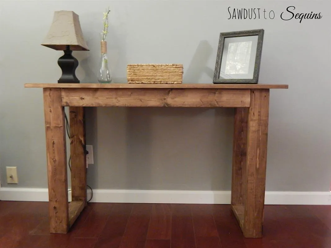 Easy Console Table