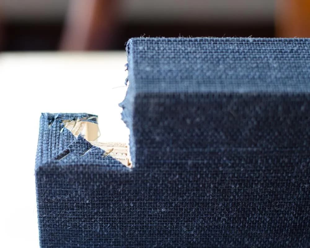 Grasscloth Console Table — step photo 14