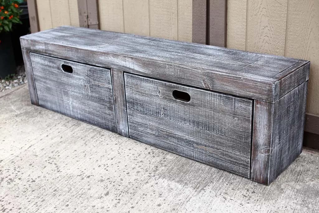Bench with storage