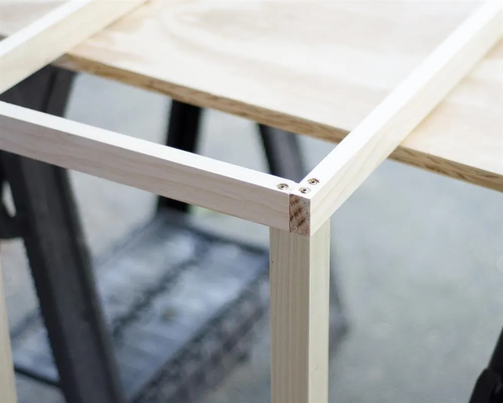 Grasscloth Console Table — step photo 7