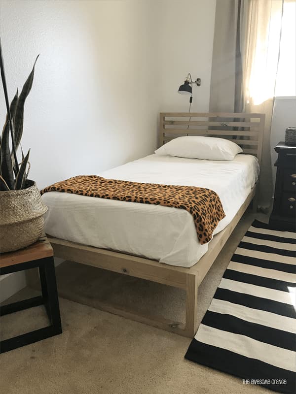 DIY Modern Twin Bed