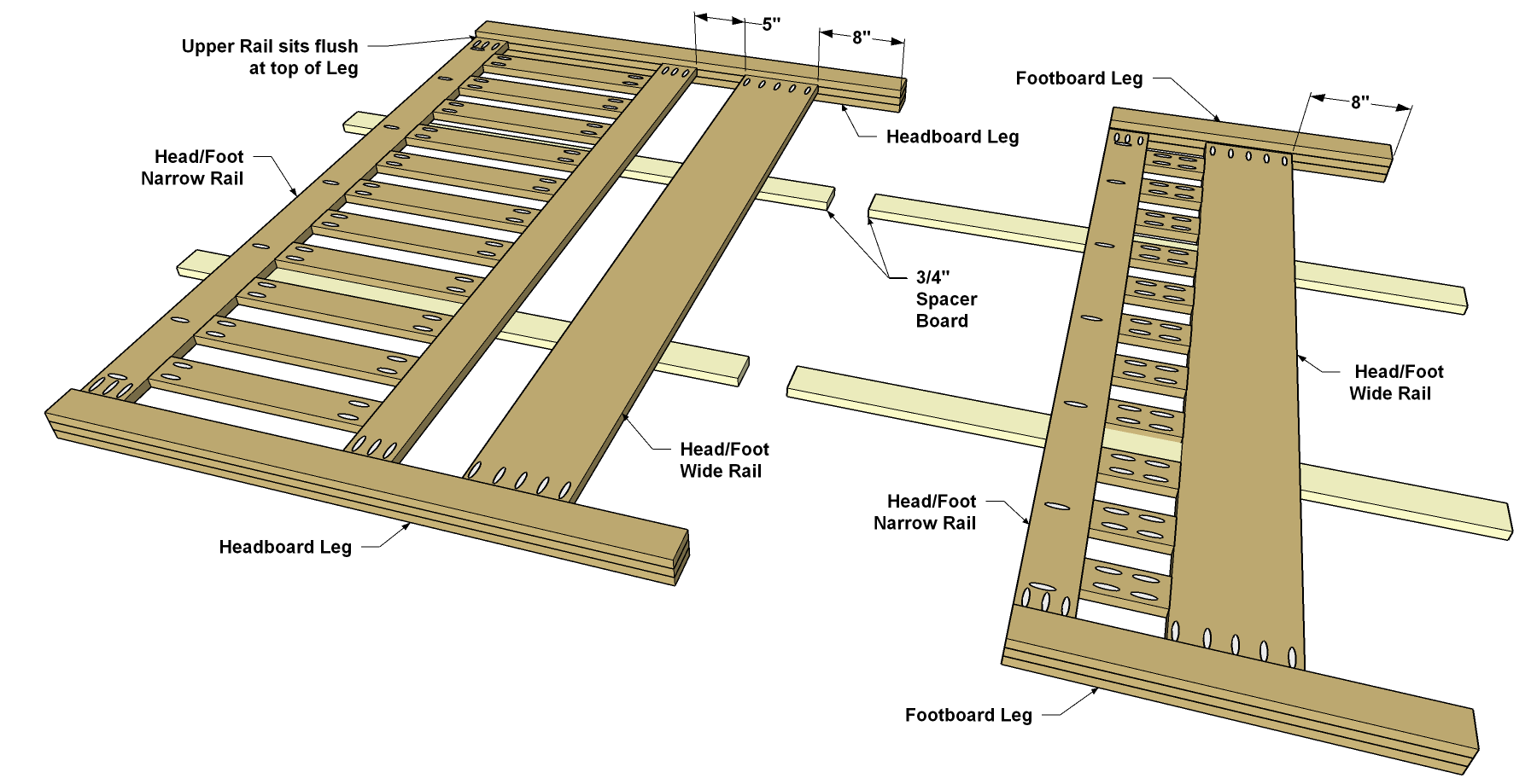 Classic Craftsman-Style Queen Bed — step photo 10