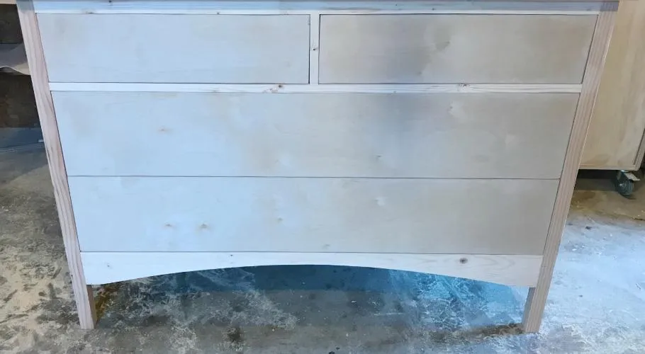 DIY Changing Table Dresser — step photo 14