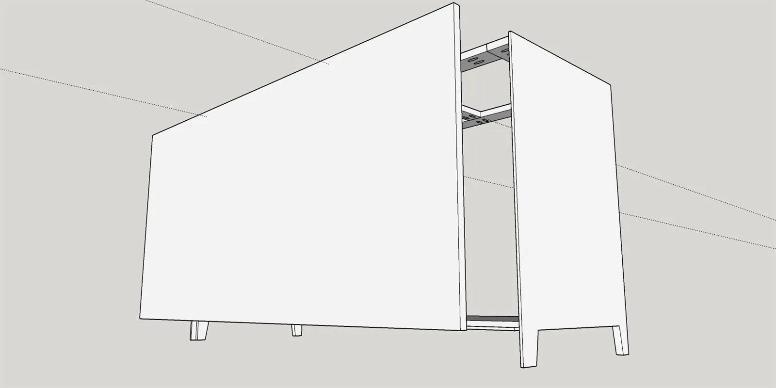 Maple Combination Dresser and Craft Cabinet — step photo 12