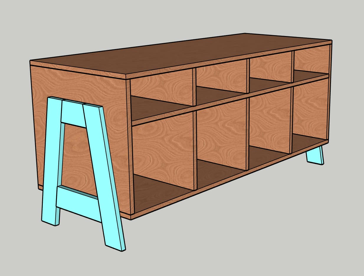 Cube Storage Console Table — step photo 12
