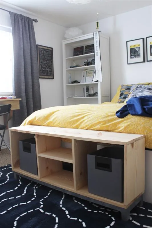 DIY Storage Bench (IKEA Nornas Look-alike)