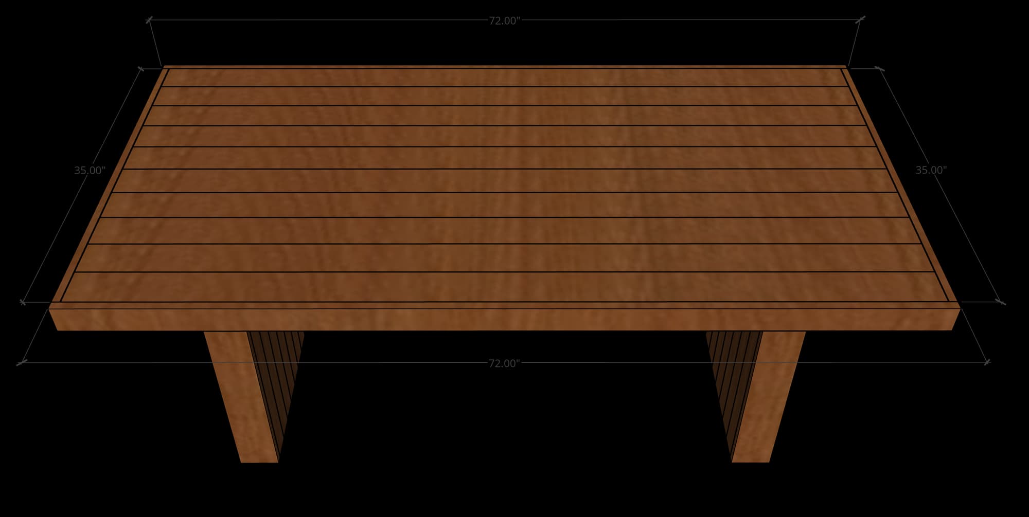 Modern Rustic Dining Table — step photo 13